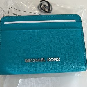 COPY - NWT Michael kors leather card case